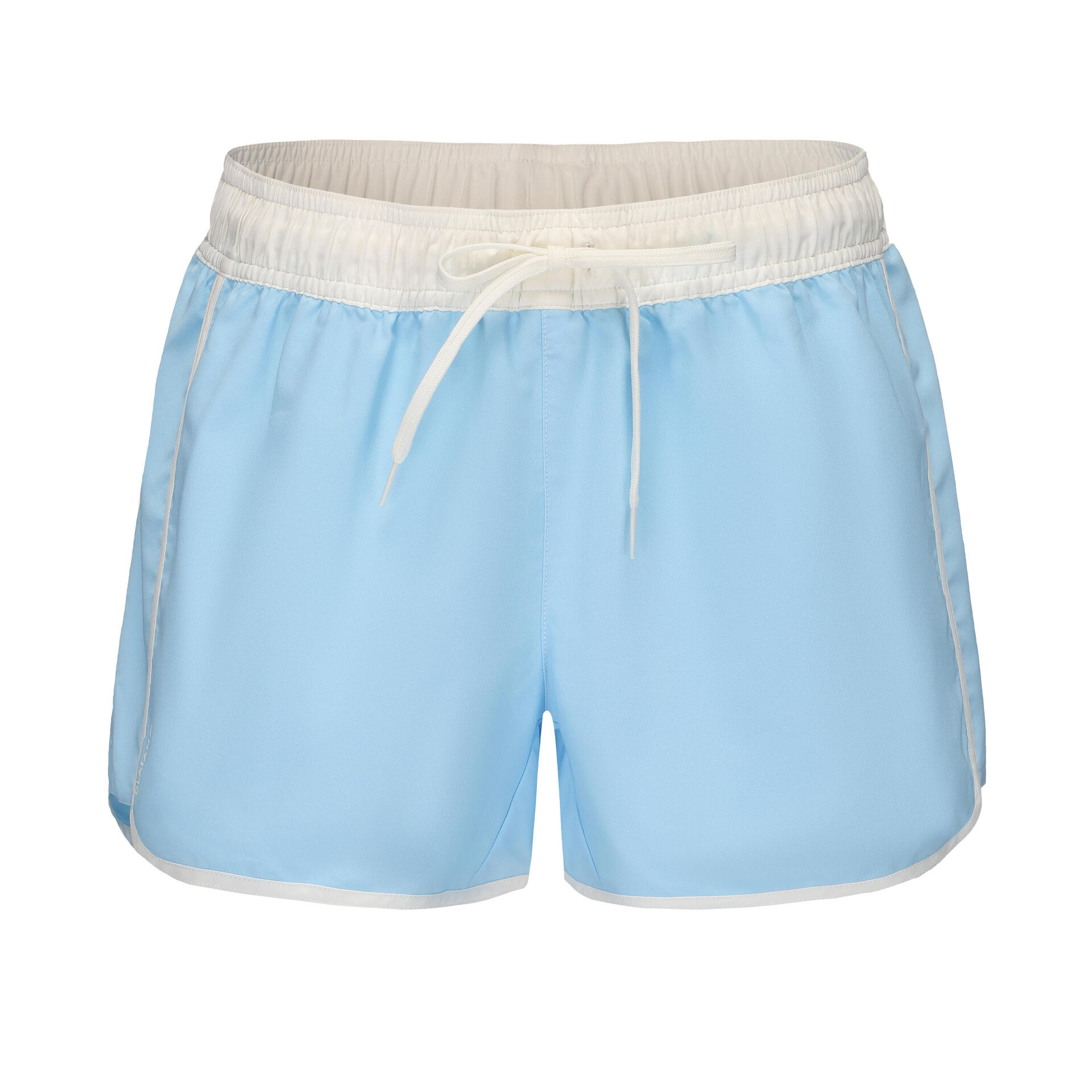 Women's surfing swim shorts TINI BLUE/WHT