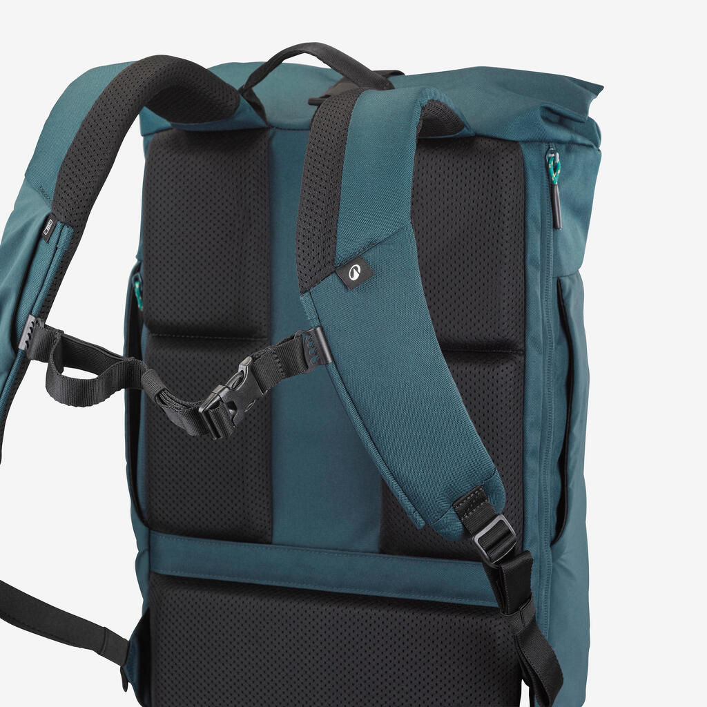 Sac à dos de randonnée 23L, NH500 Escape Rolltop vert foncé