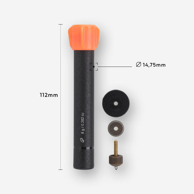 Sada 2 splávků na kaprařinu Pellet Waggler 500 8 g 12 g
