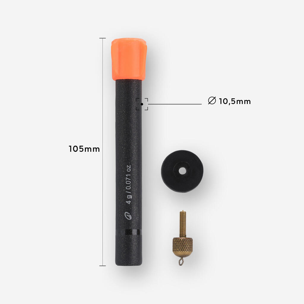 Komplet od 2 vegler plovka za ribolov šarana 500 4 g 6 g