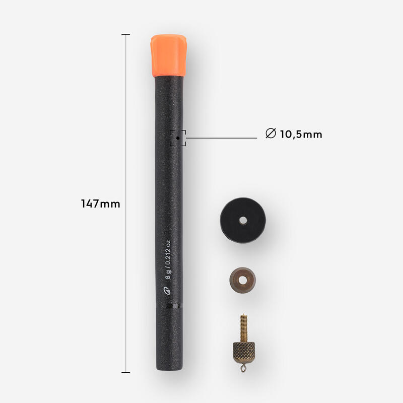 Lot De 4 Flotteurs à Granulés Chargés D'eau 4g Et 7g - Pour Pêche à La Carpe Et Match (HANDMADE)