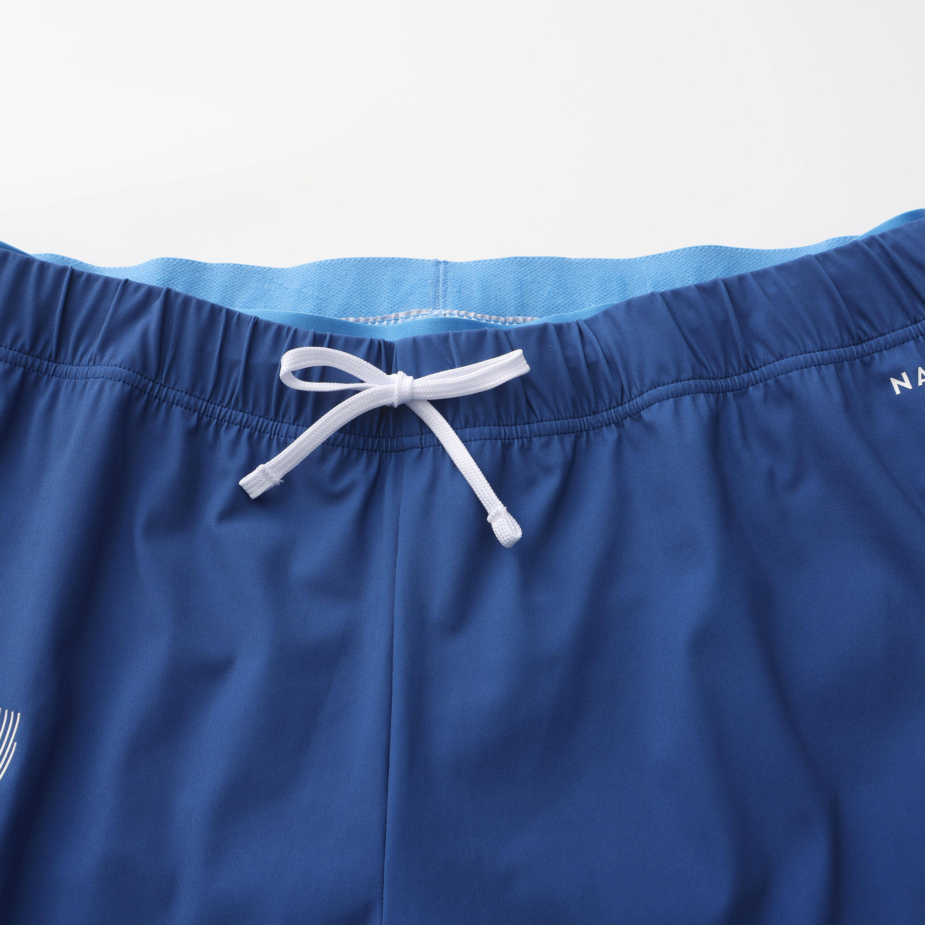 Men's Swimming Shorts 100 Long Gradient Quick-Dry & Stretchable Blue -  4