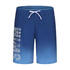 Men's Swimming Shorts 100 Long Gradient Quick-Dry & Stretchable Blue