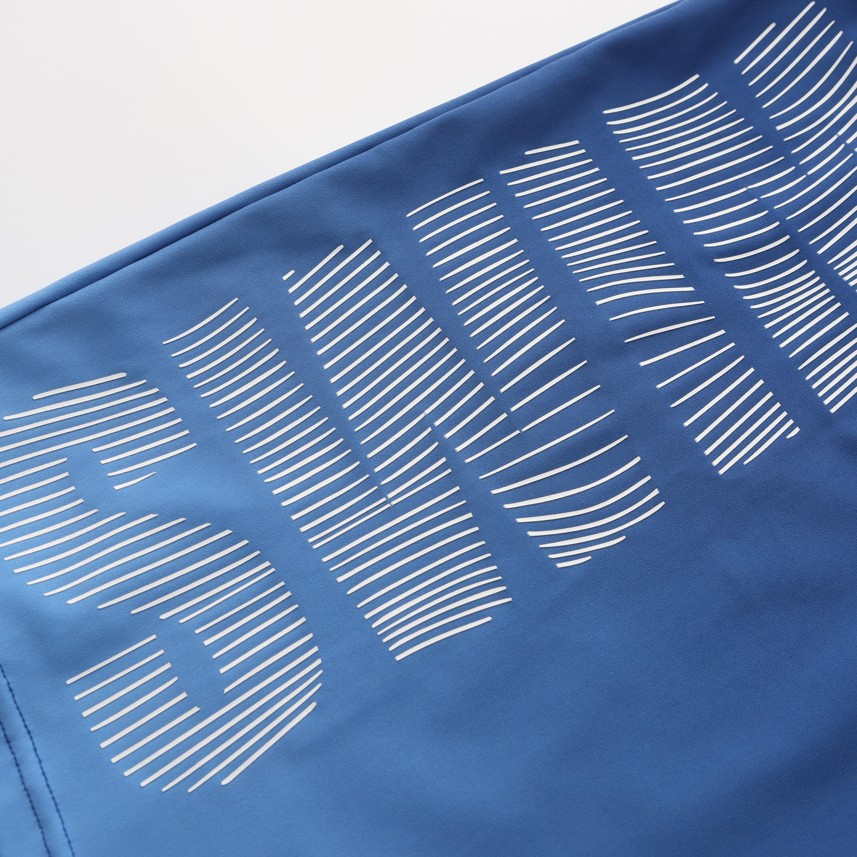 Men's Swimming Shorts 100 Long Gradient Quick-Dry & Stretchable Blue