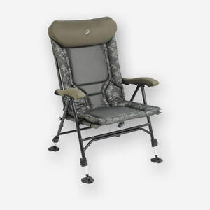 Camping Bed Chair Foldable Morphoz - Camo green