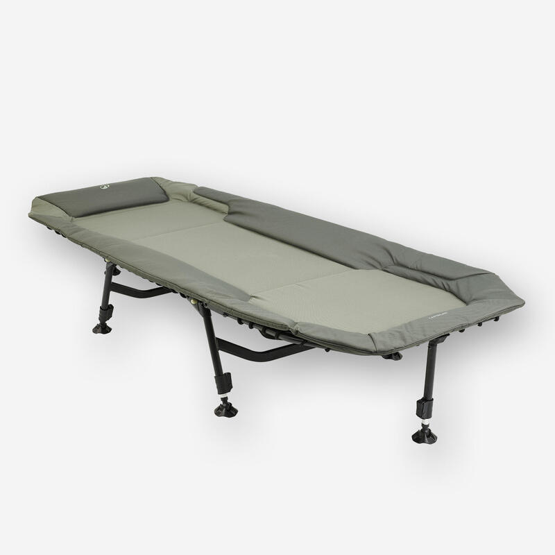 Tumbona Pesca Cama Carpfishing 500 Altura Ajustable Impermeable