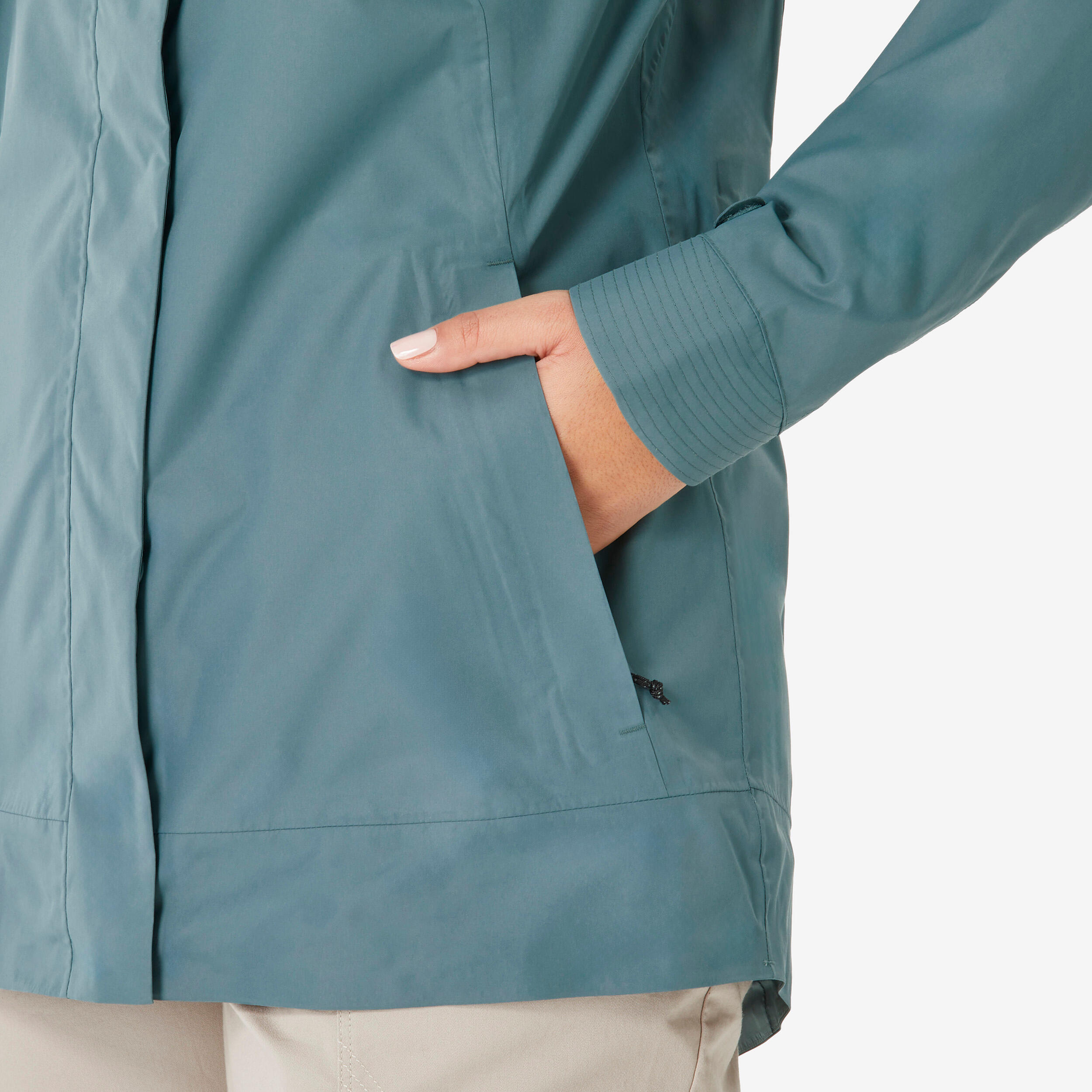 Manteau de randonnée imperméable femme, NH 500 - QUECHUA