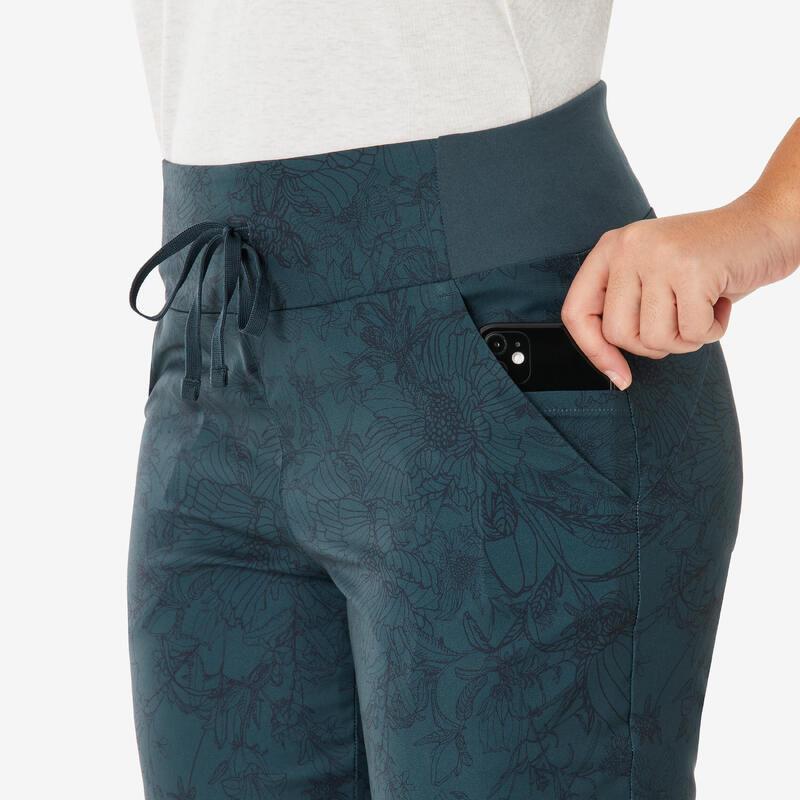 Pantalon Drumeție NH100 Albastru Damă