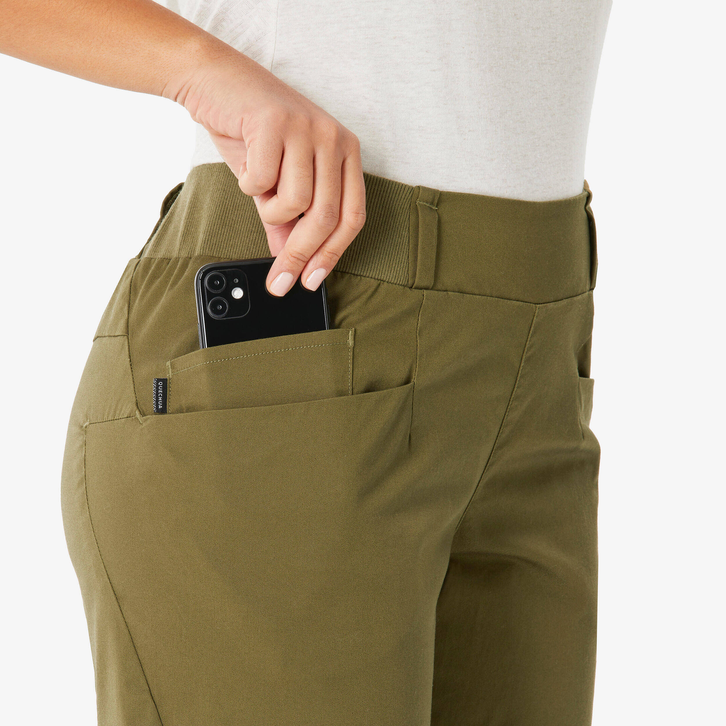 Women’s hiking bermuda shorts, NH500 -  4