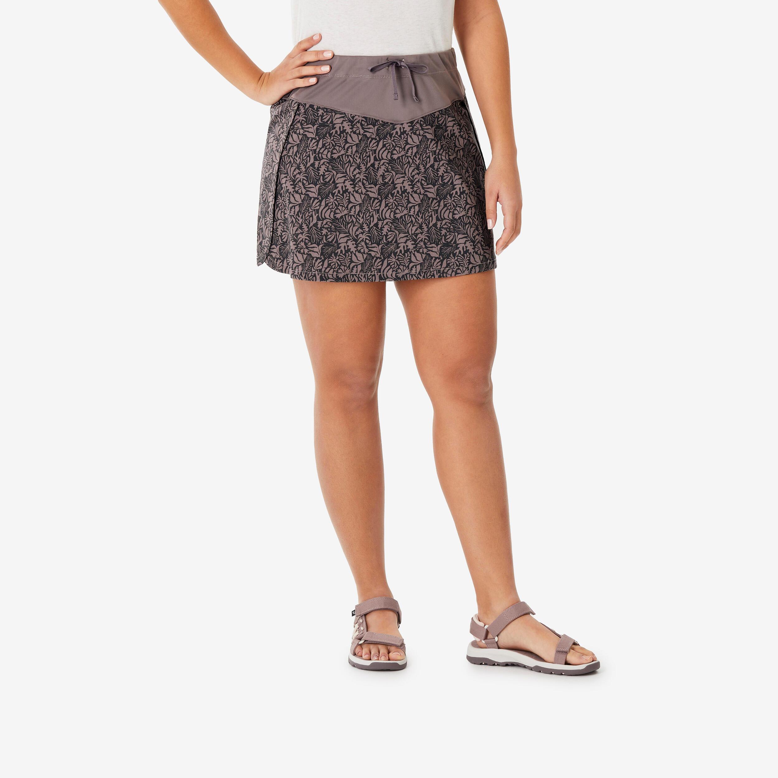 Women’s hiking skort, NH500 - Purple