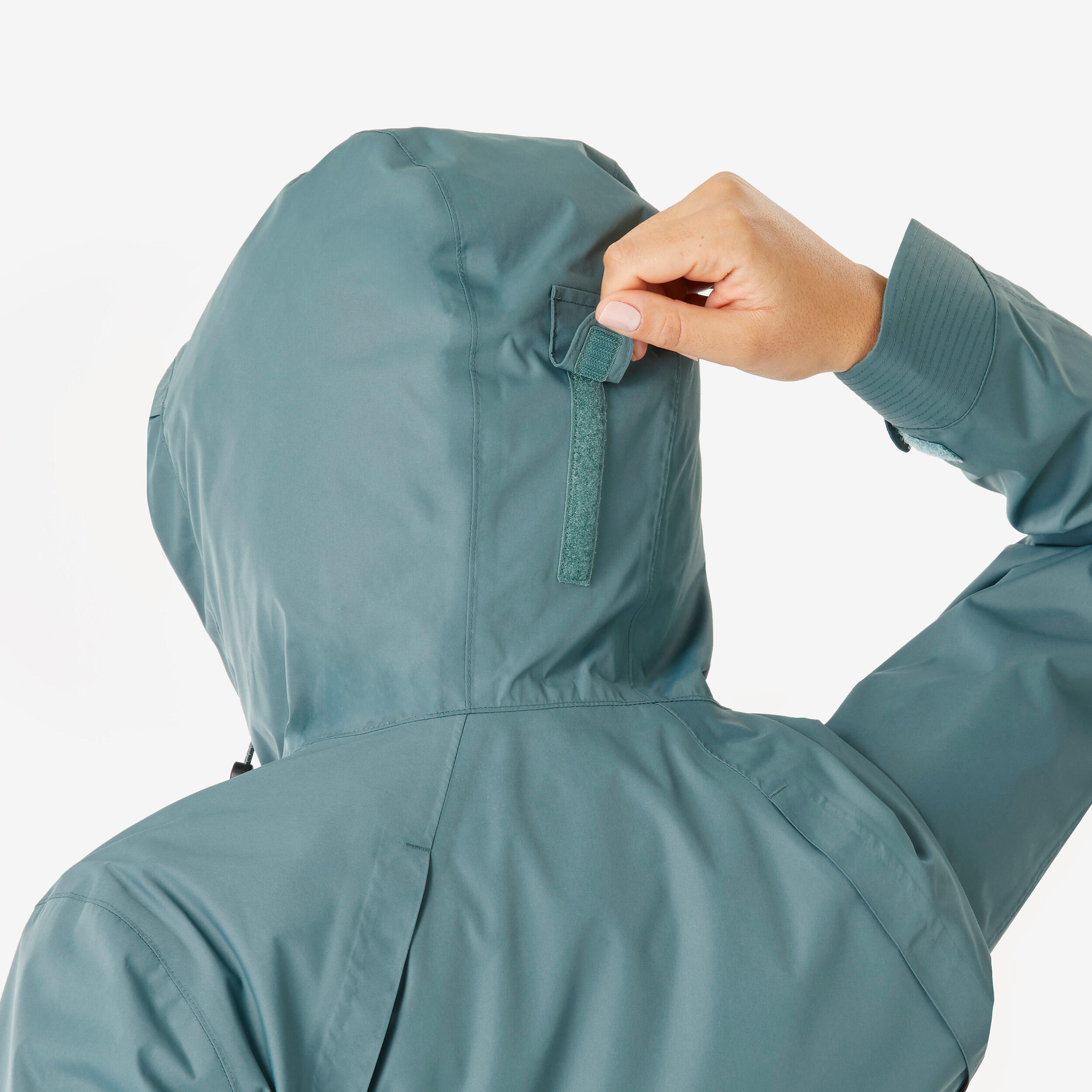 Women's Hiking Waterproof Jacket, NH 500 - QUECHUA