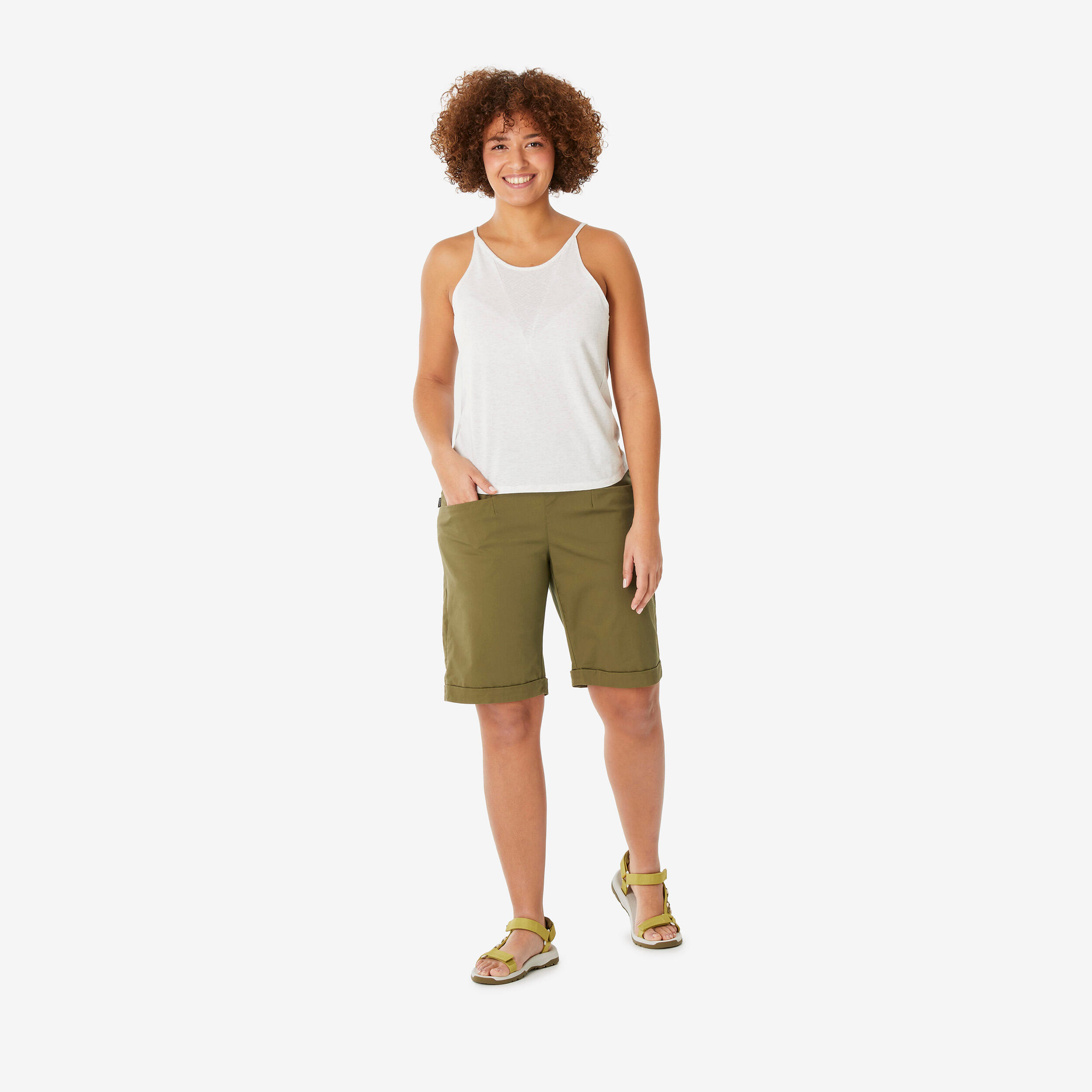 Women’s hiking bermuda shorts, NH500