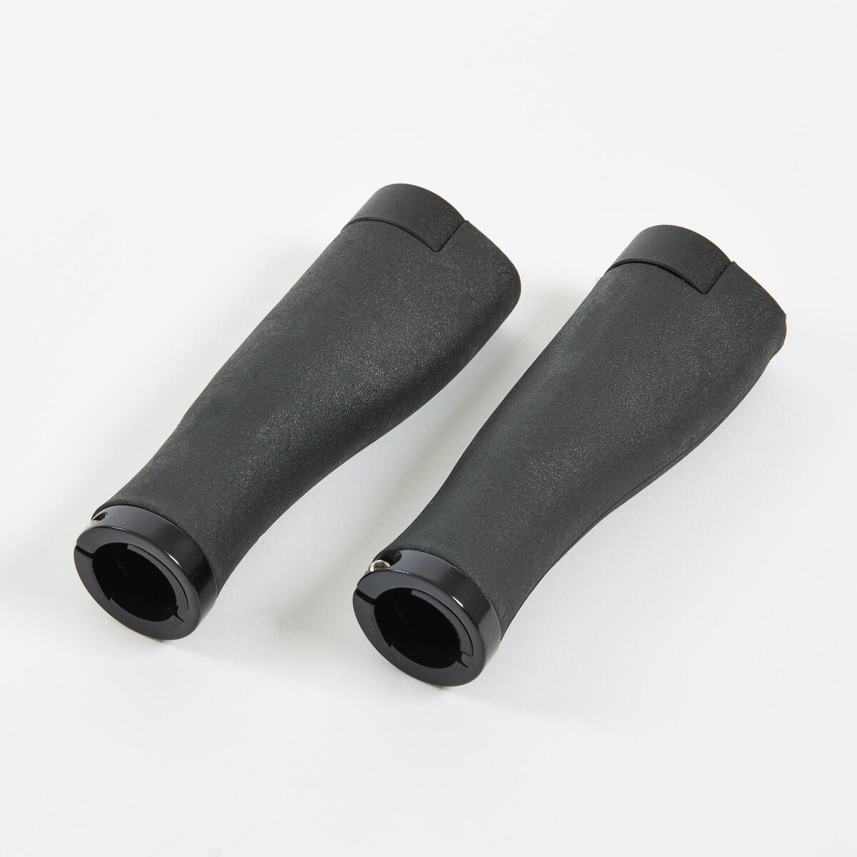 Poignées vélo ville et trekking noir