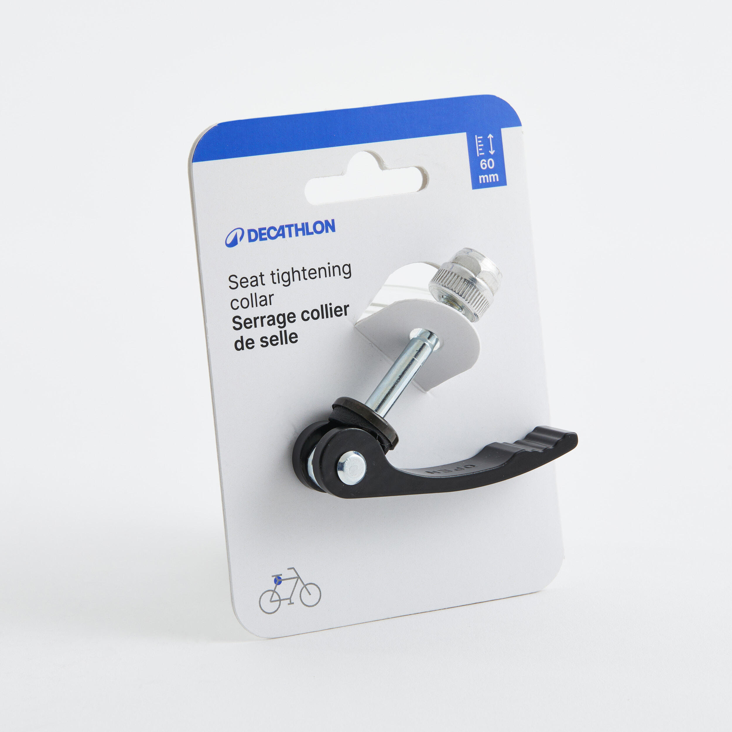 Quick-release for seatpost clamp (50–60 mm)