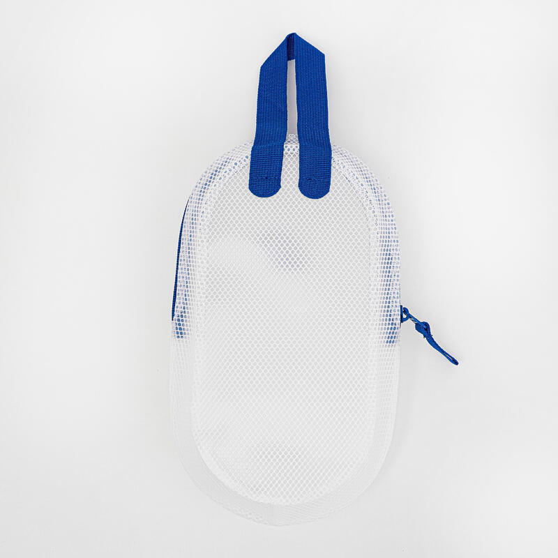 BOLSA IMPERMEÁVEL PARA NATAÇÃO 3L AZUL BRANCO
