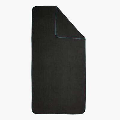 Telo microfibra L 80x130 cm nero