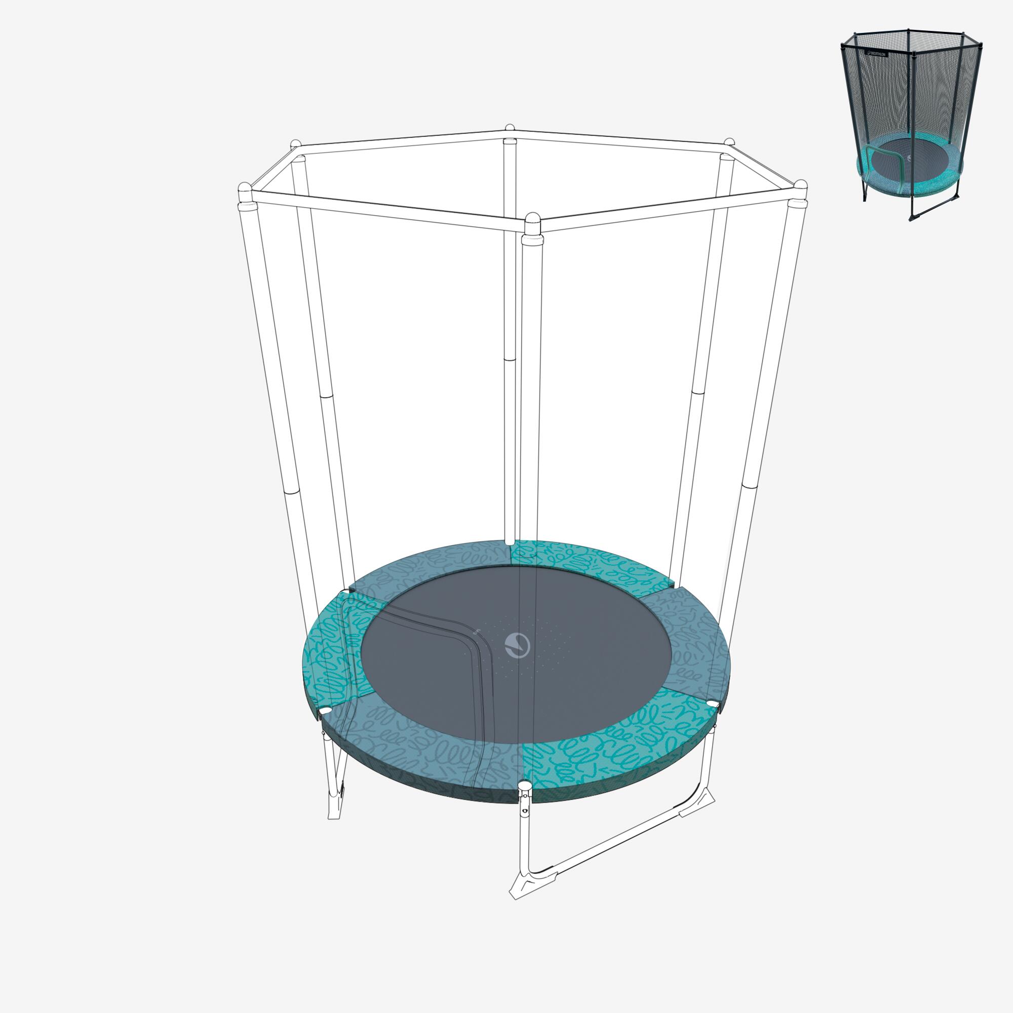 Tela de Salto e Proteção de Trampolim 140 Interior (Peça de Substituição) 5/8