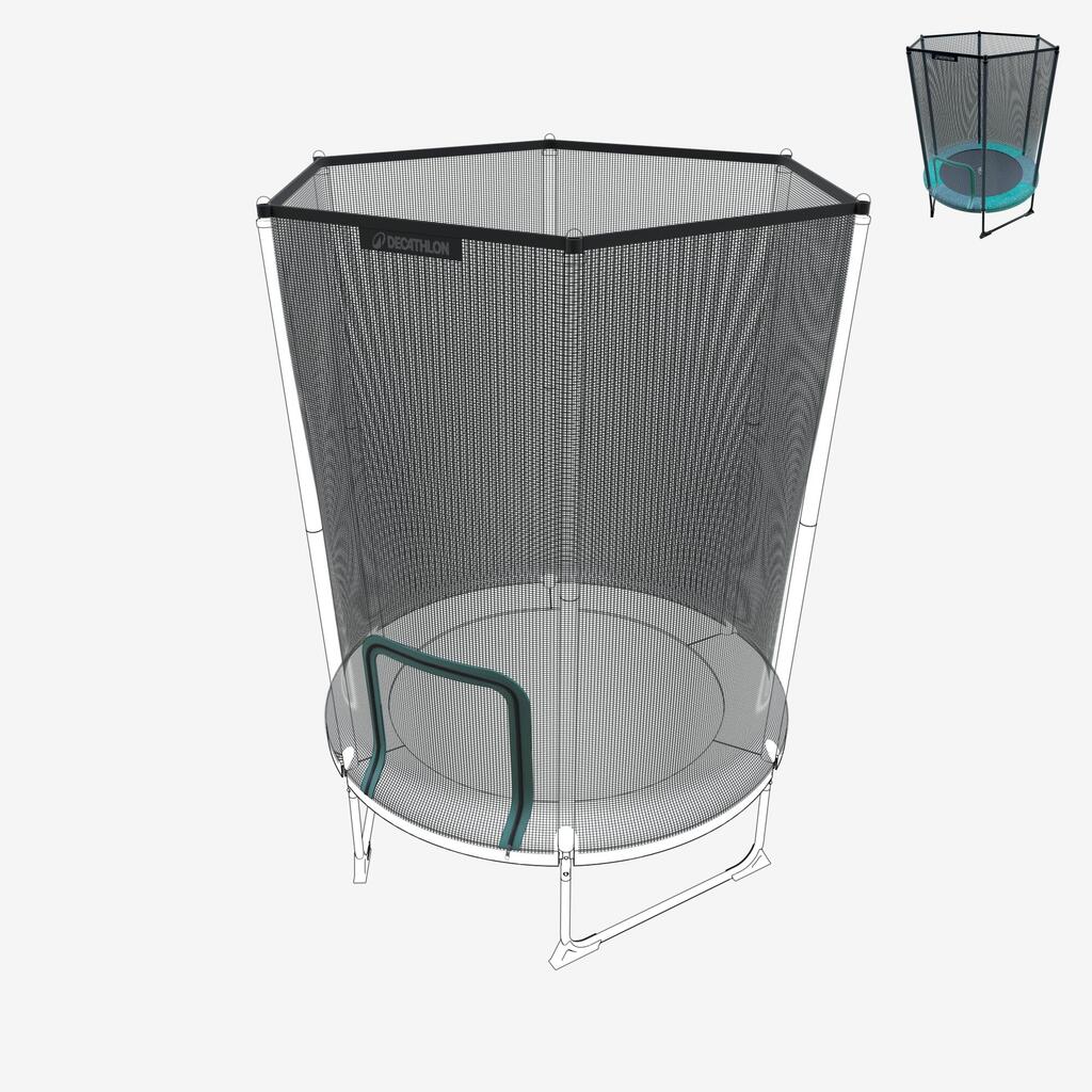 Varnostna mreža z zadrgo, rezervni del za trampolin, 140 Indoor