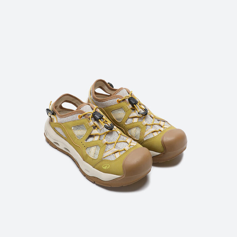 Khaki Quechua MH900 women's aqua hiking shoes