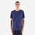 T-shirt de running respirant homme - kiprun run 100 dry bleu foncé