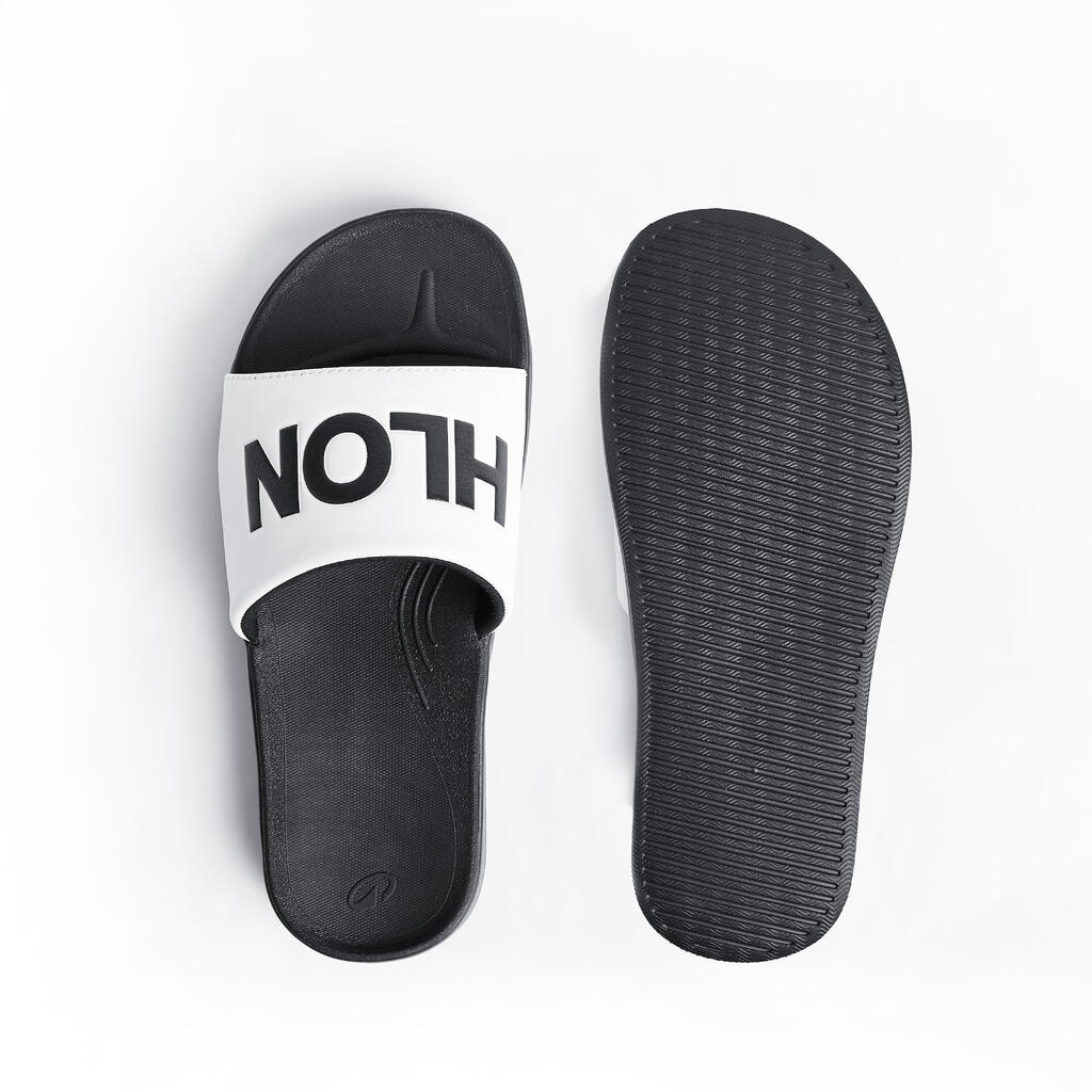 Pool slide sandals 900 collector black white
