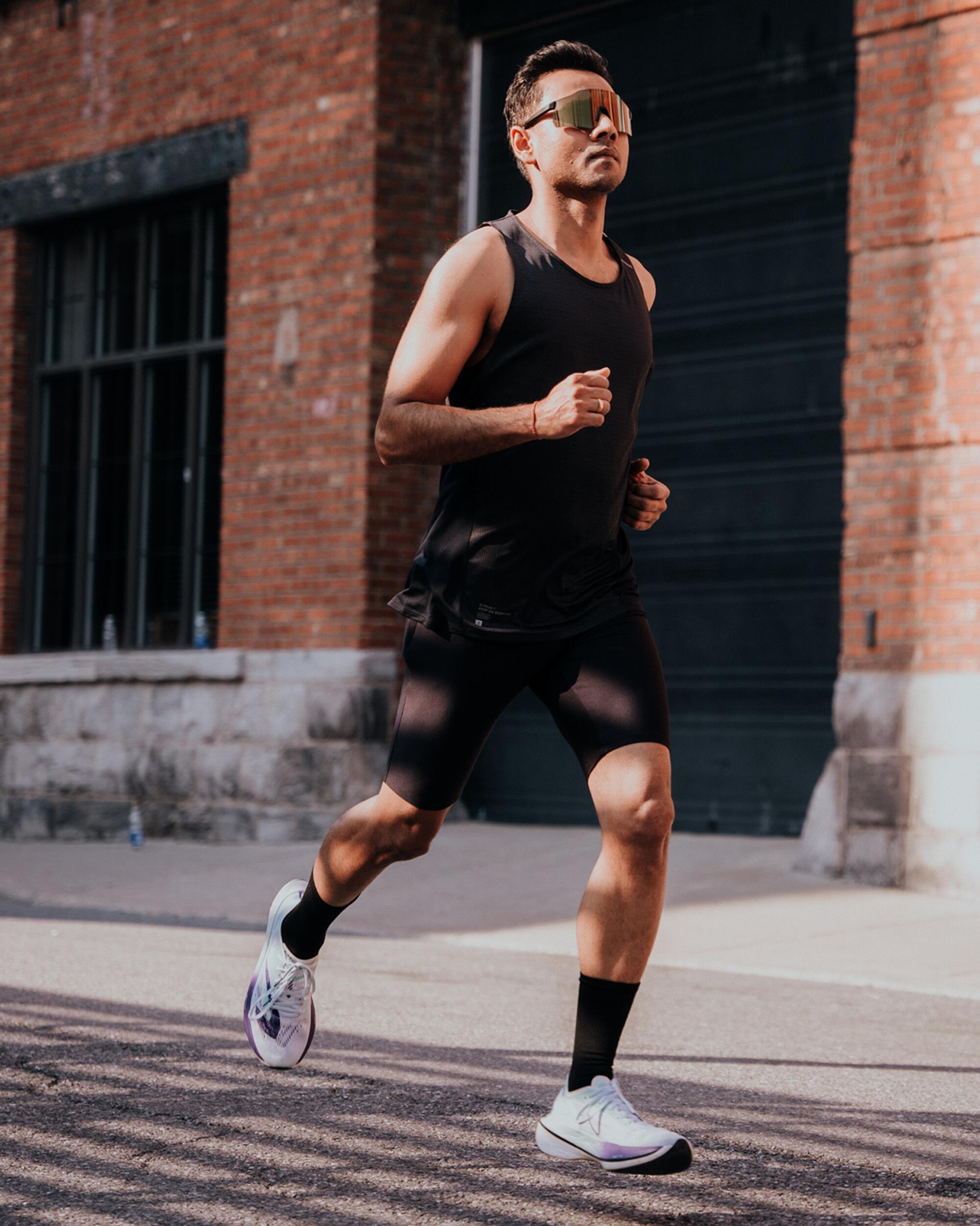 Cuissard de running homme kiprun run 100 noir KALENJI Decathlon