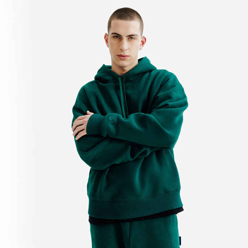 Build Your Brand Men's Zip-Up Hooded Sweatshirt – Slim Fit, Kangaroo Pocket, Customizable For Printing