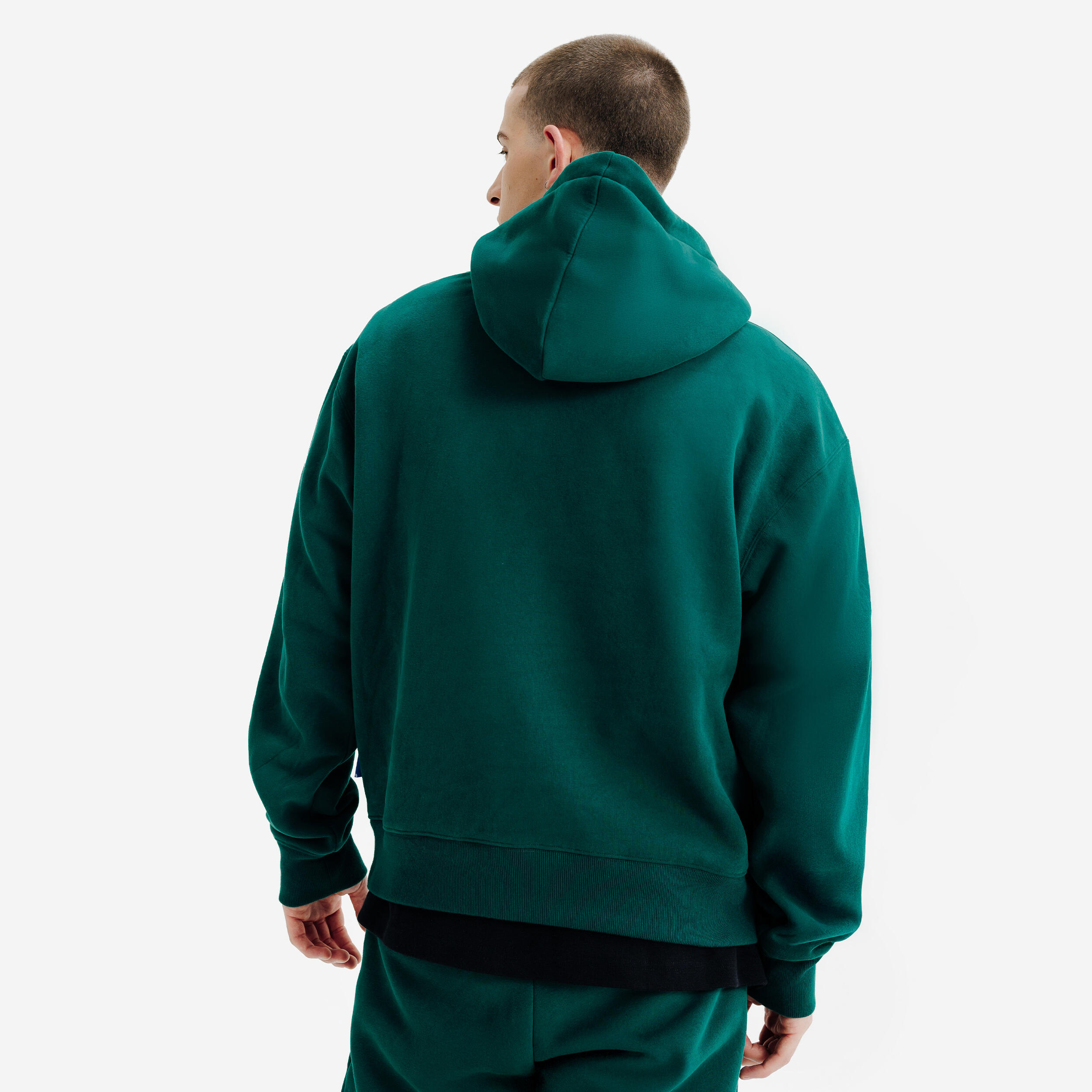 Sweat à capuche  homme, Elementals, vert 4/8