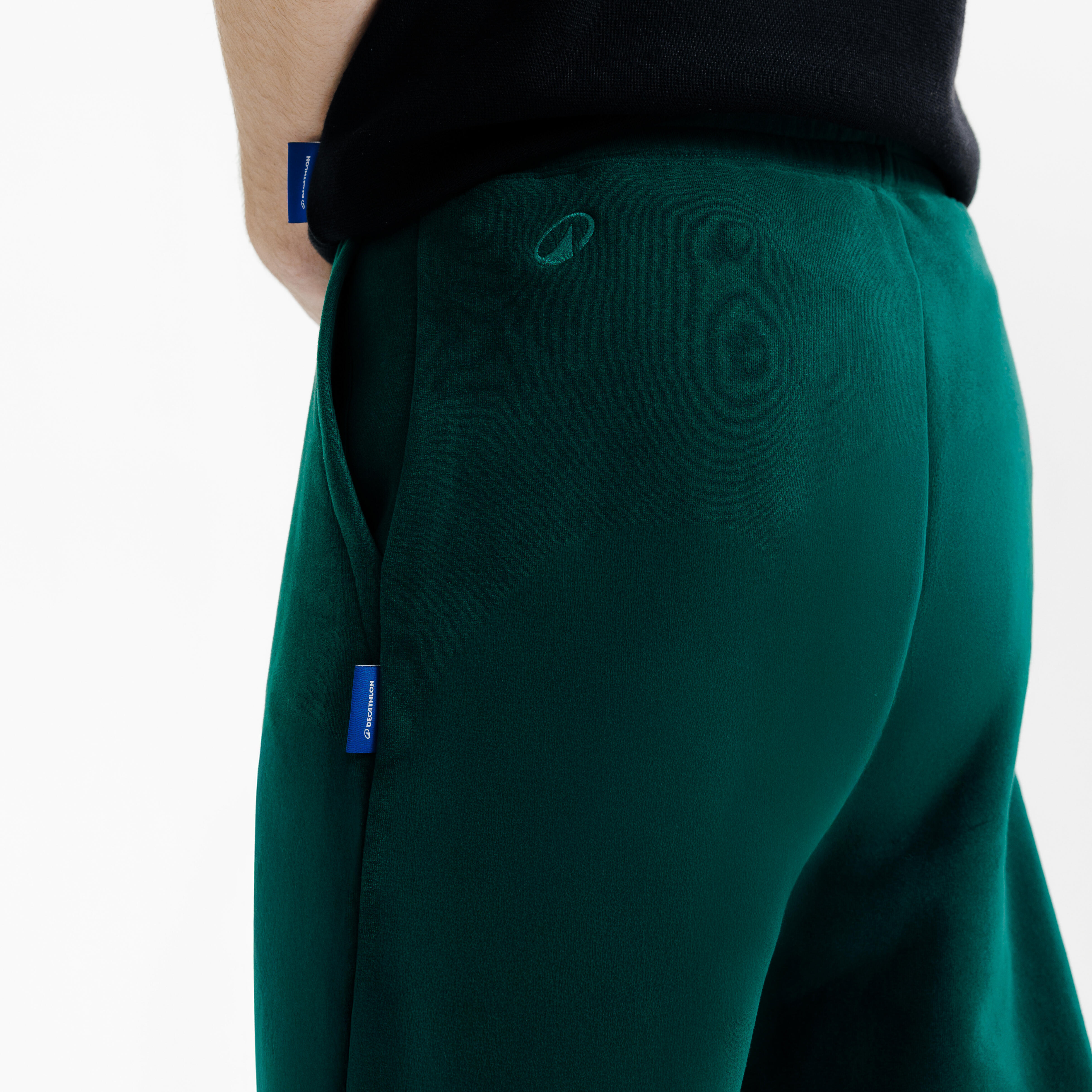 DECATHLON Pánske oversize tepláky zelené XS · záber 6