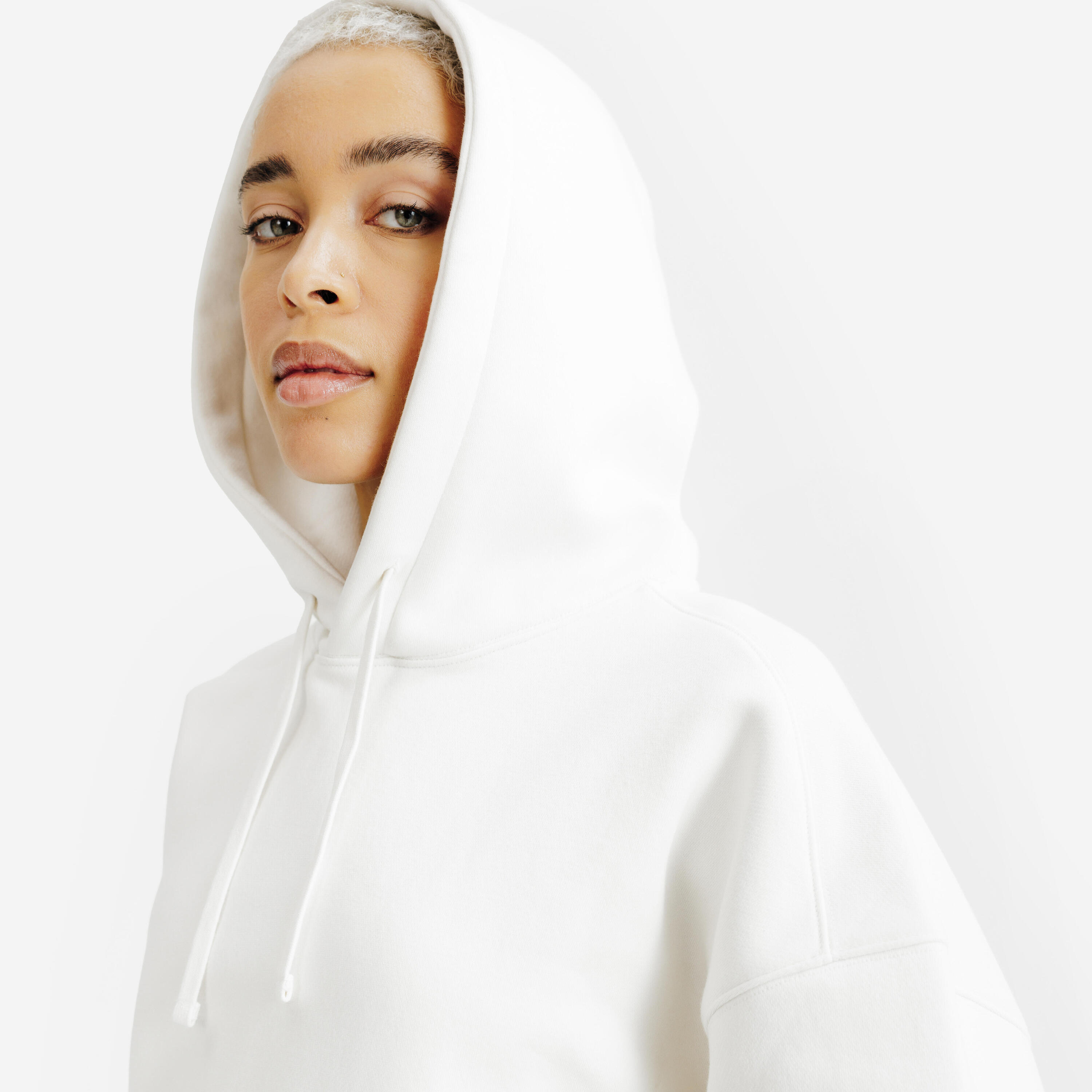 Seconde vie - Sweat à capuche femme, Elementals, blanc 3/6