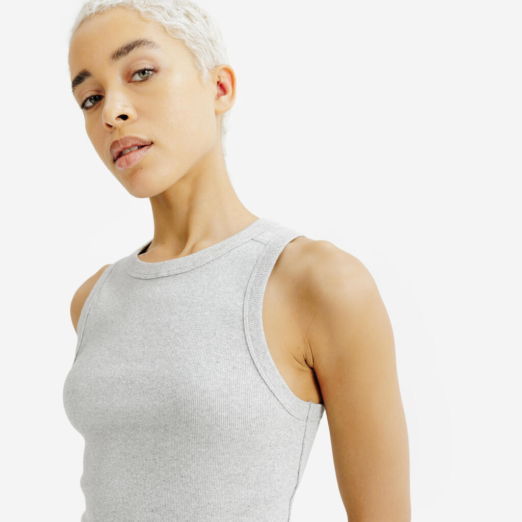 Women's tank top, Elementals, white