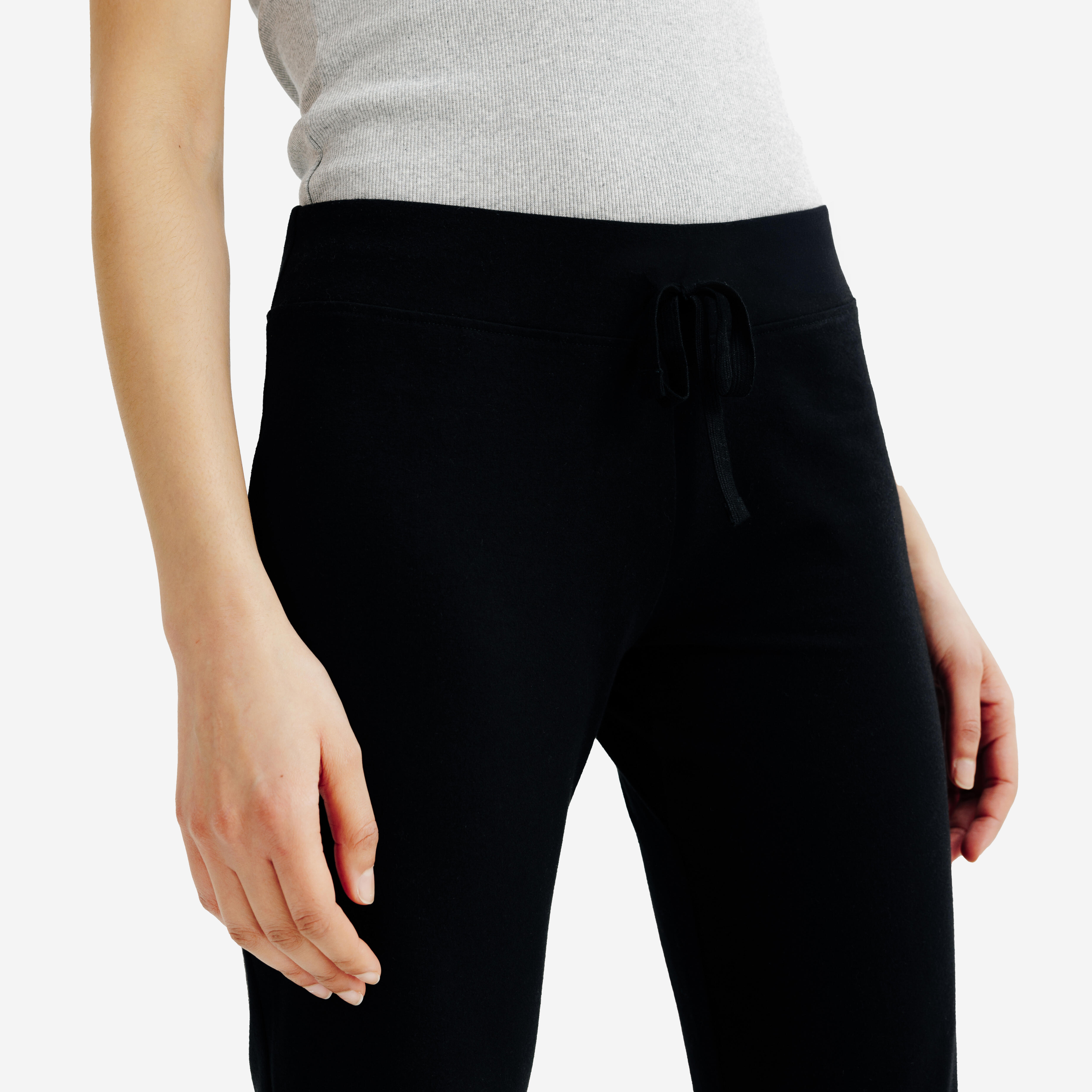 DECATHLON Dámske legíny so širokým strihom čierne 2XL (W39 L31) · záber 4