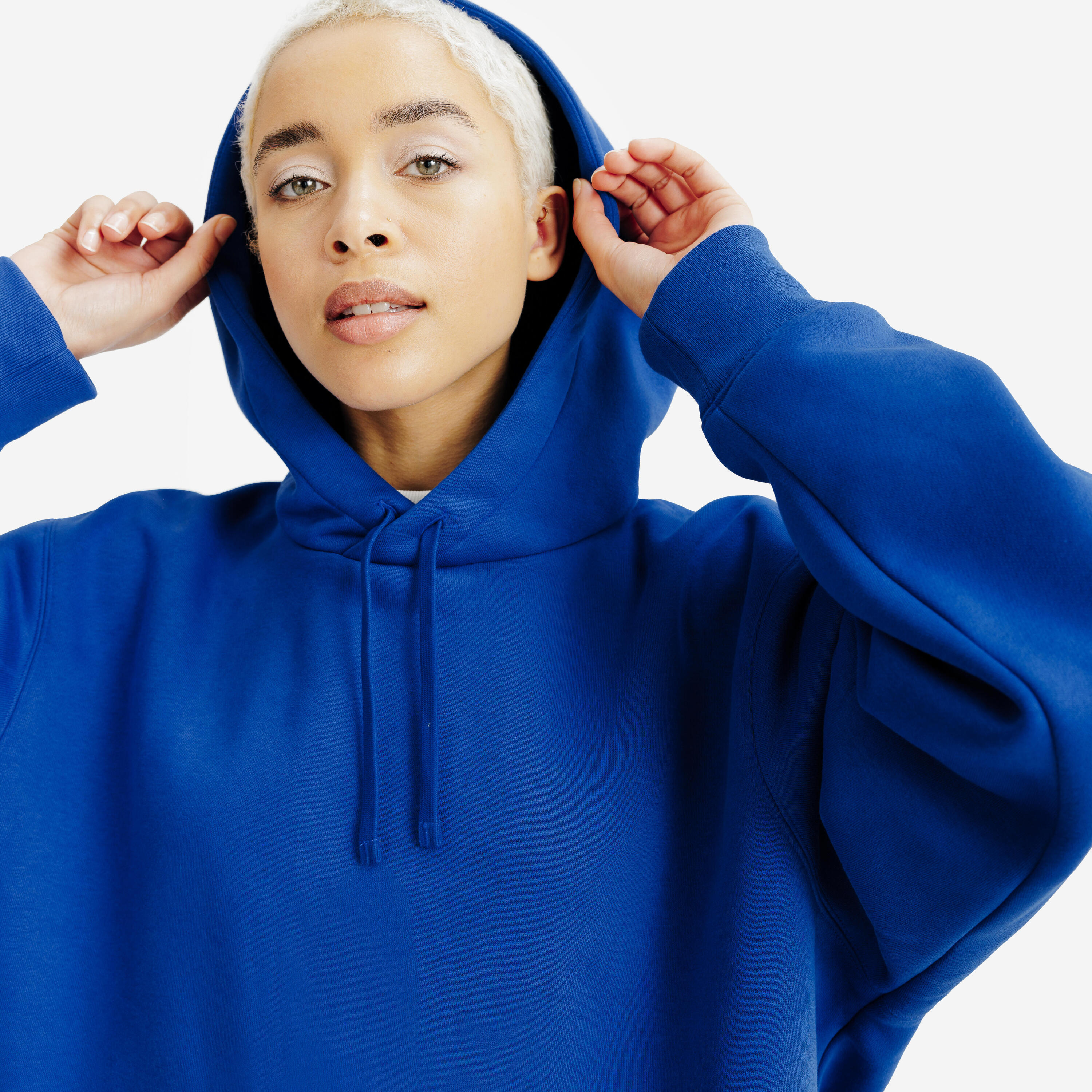 Felpa adulto ELEMENTALS con cappuccio oversize pesante blu 6/6