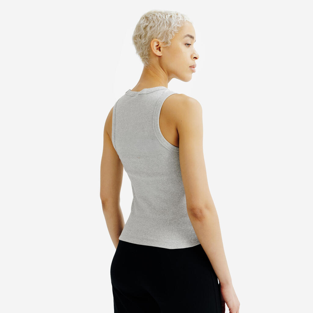 Women's tank top, Elementals, white