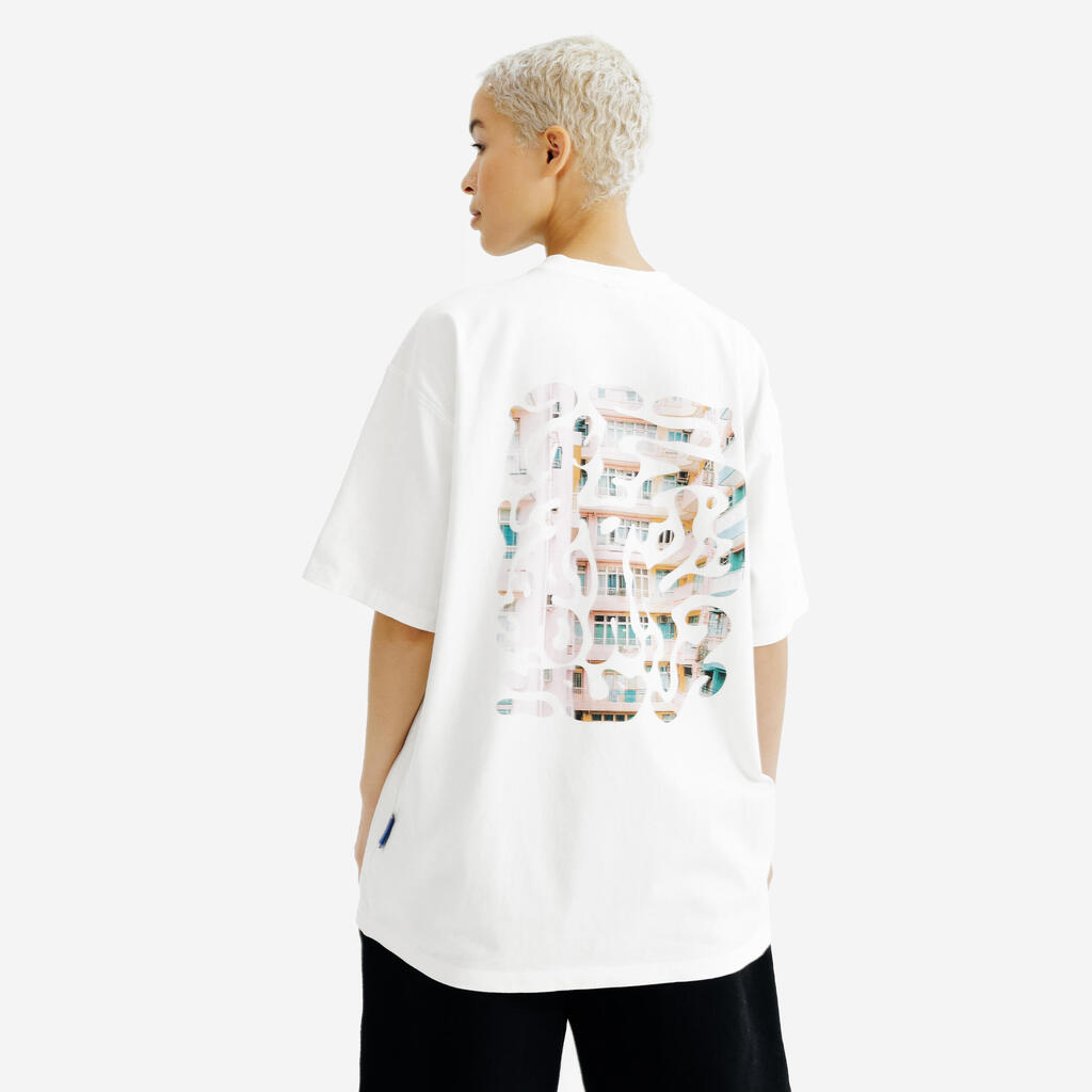 T-shirt graphique mixte, Elementals, noir