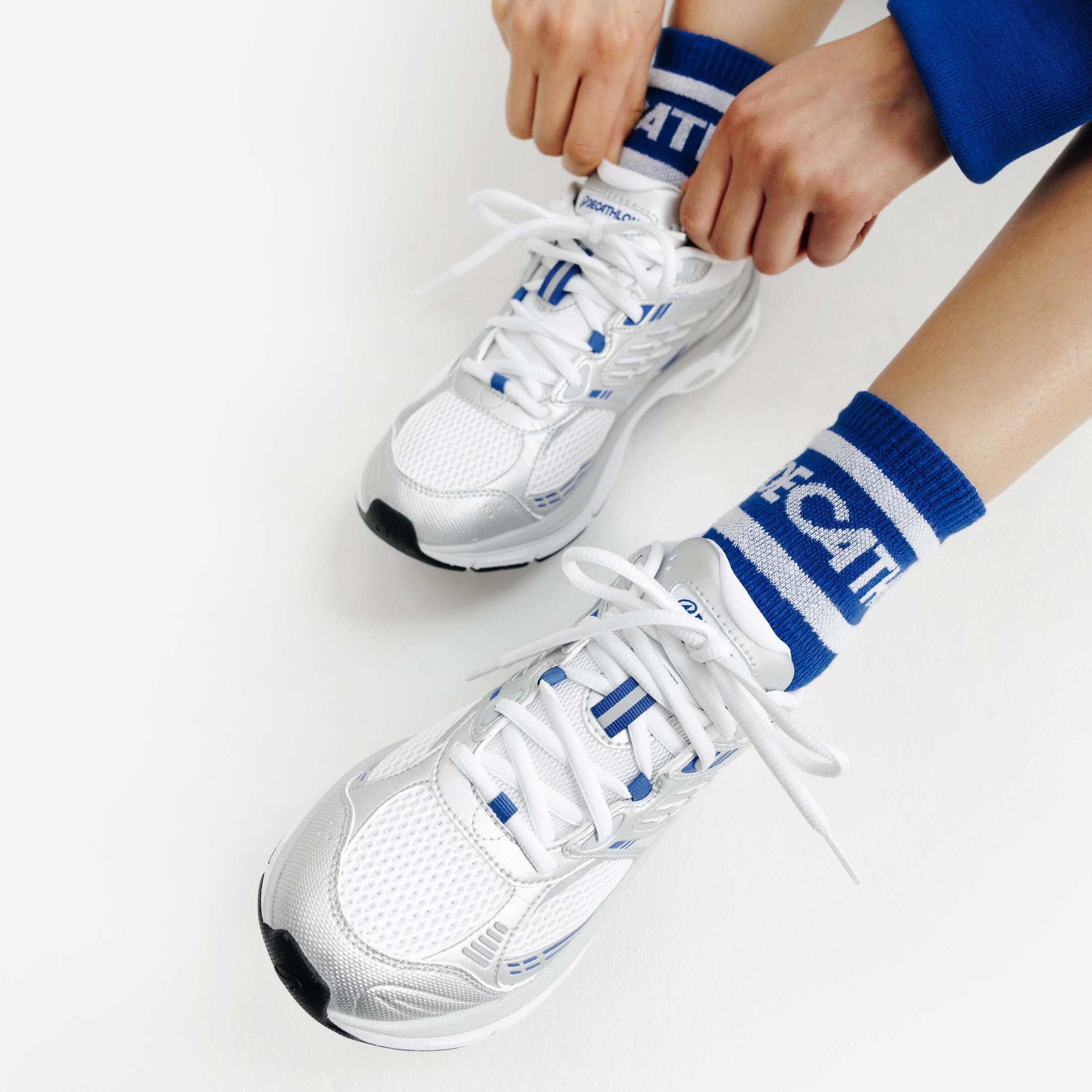 Zapatillas RR2K Hombre Blanco Gris Azul 8/10