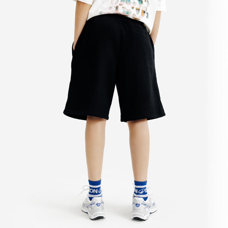 Pantalon scurt Elementals, Negru unisex