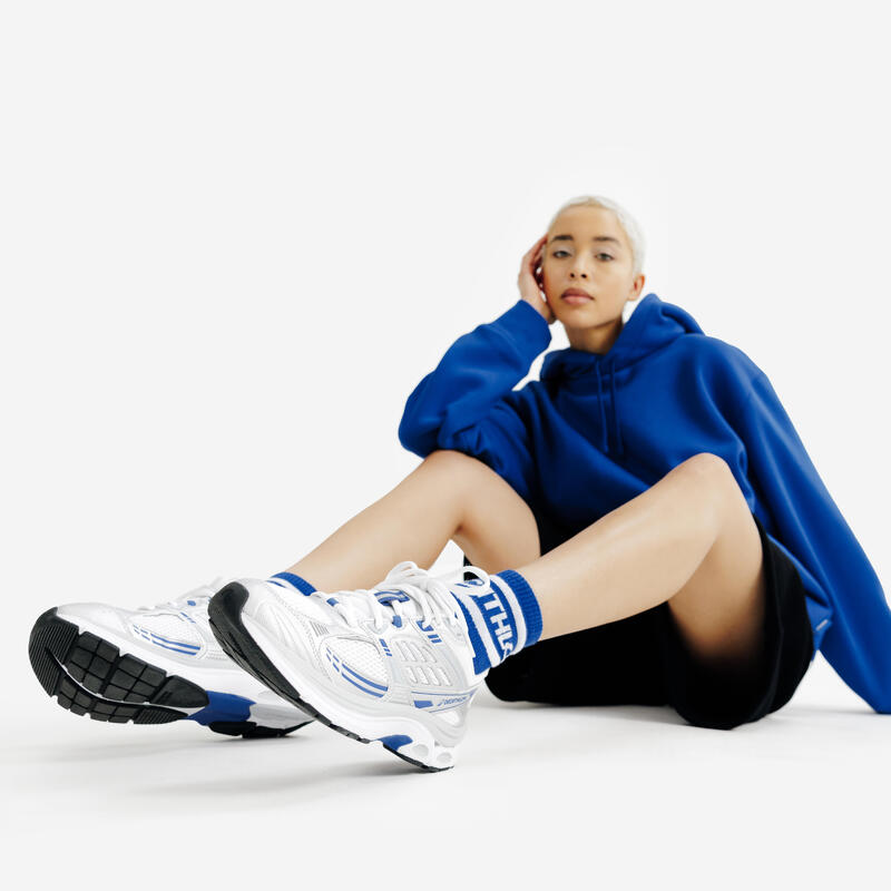 Baskets Femme, RR2K gris, bleu et blanc