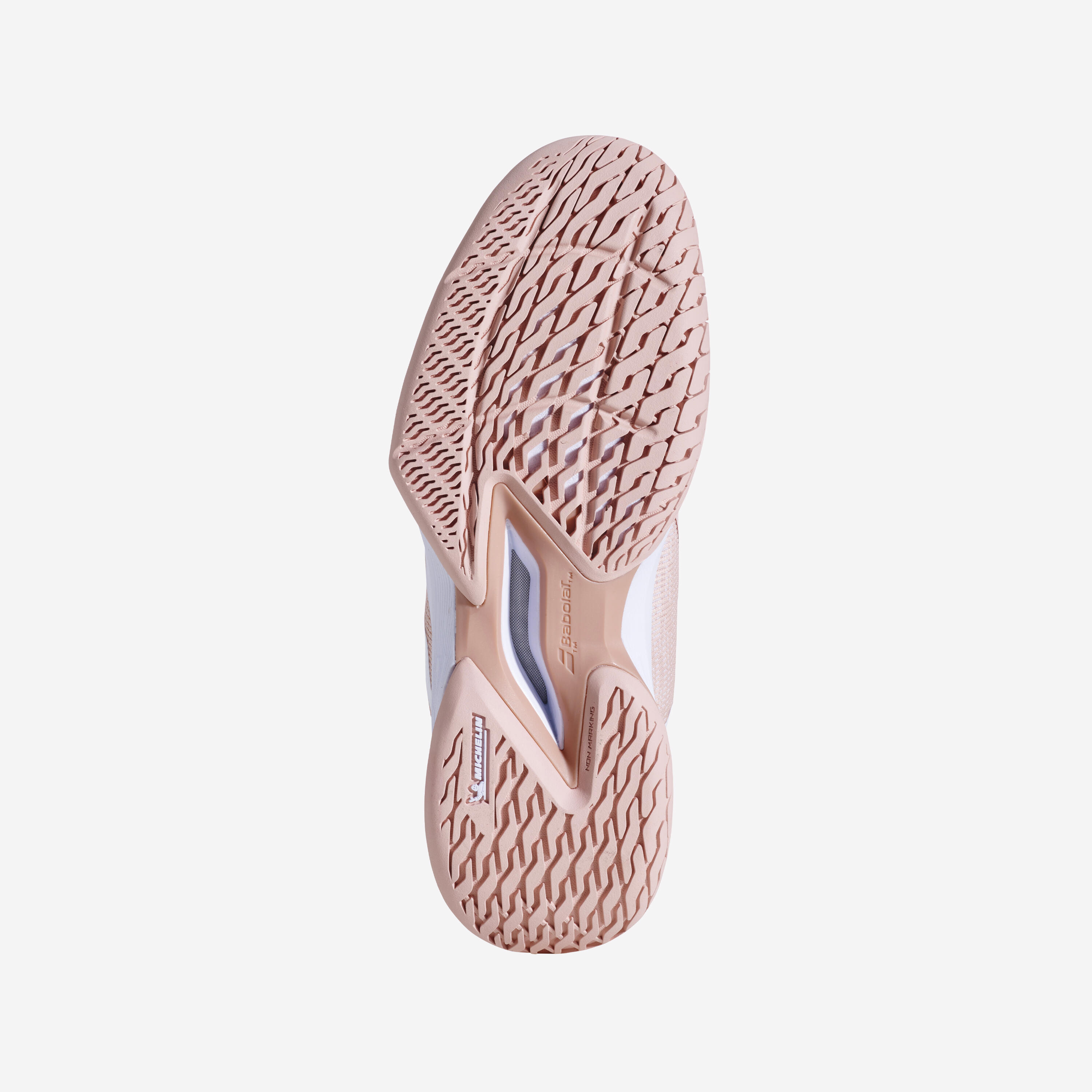 Zapatillas de tenis mujer Multipista - Babolat Jet Tere rosa blanco 4/5