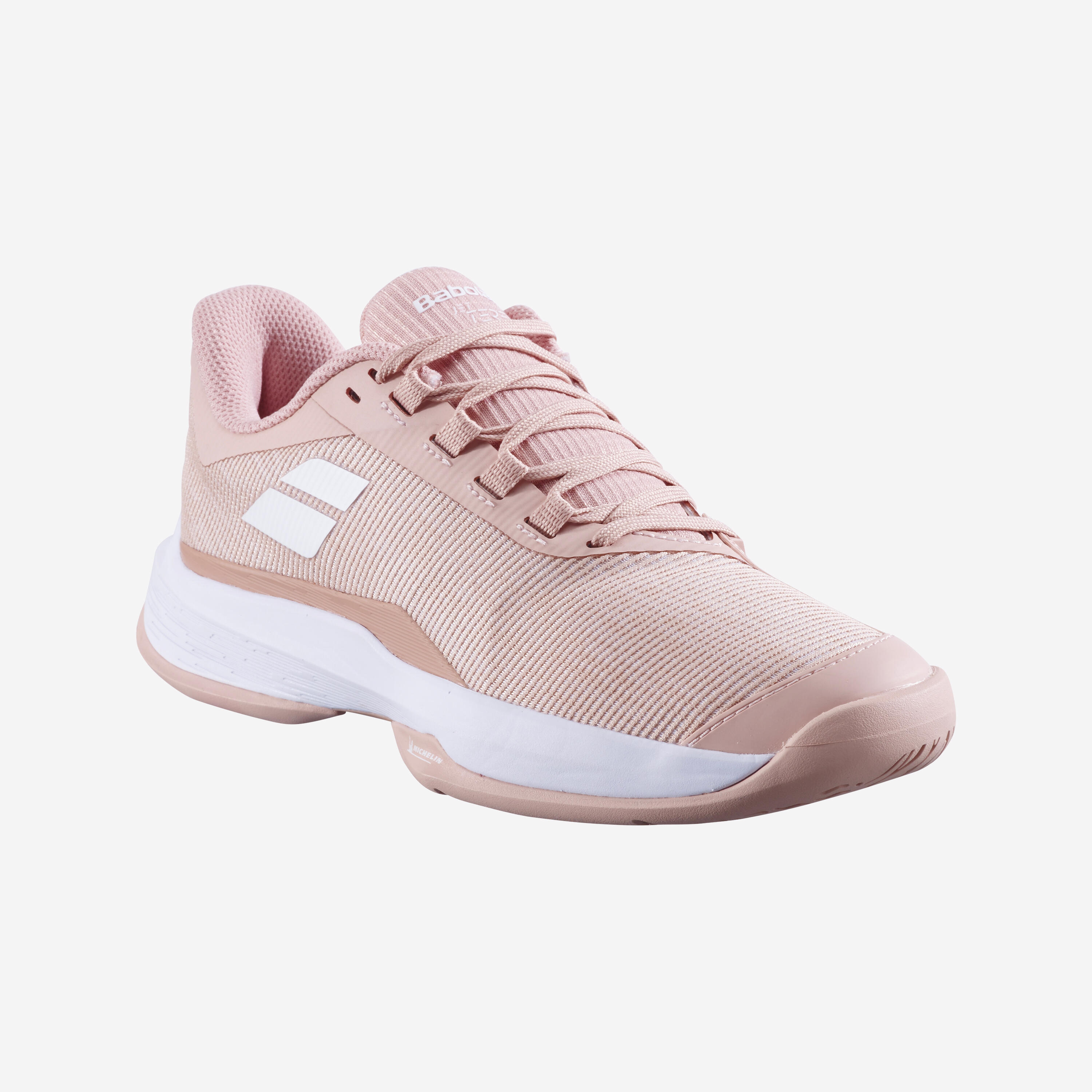 Zapatillas de tenis mujer Multipista - Babolat Jet Tere rosa blanco 3/5