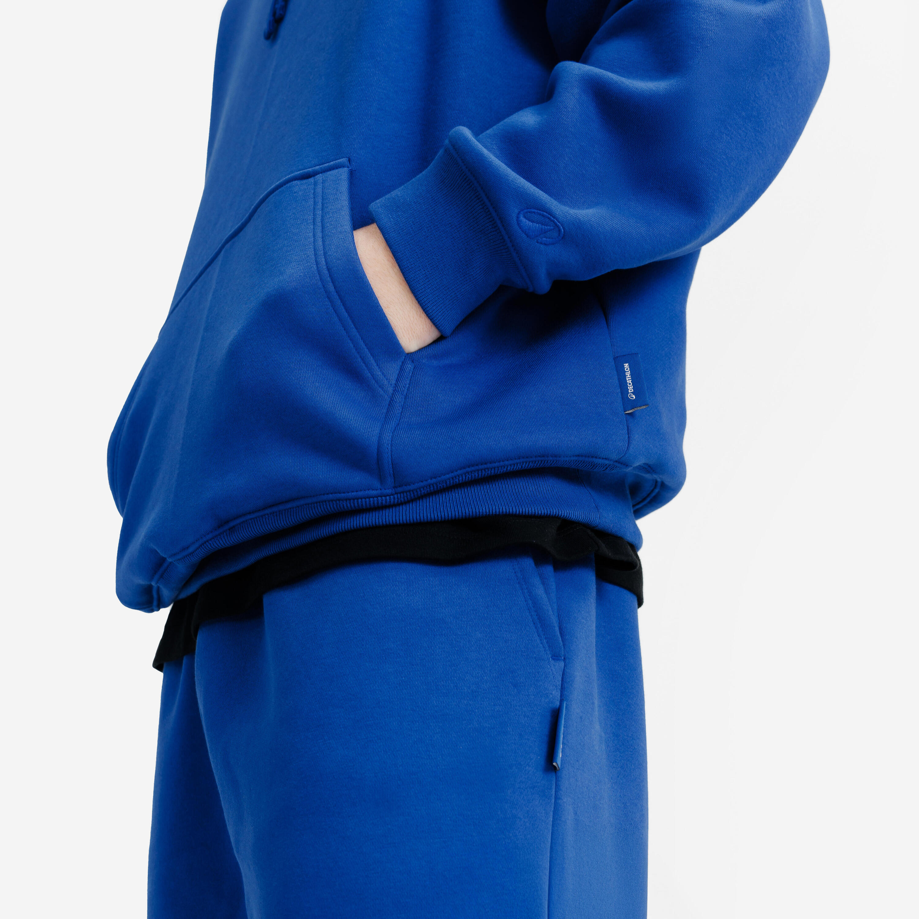 Hoodie Damen/Herren Elementals blau Decathlon