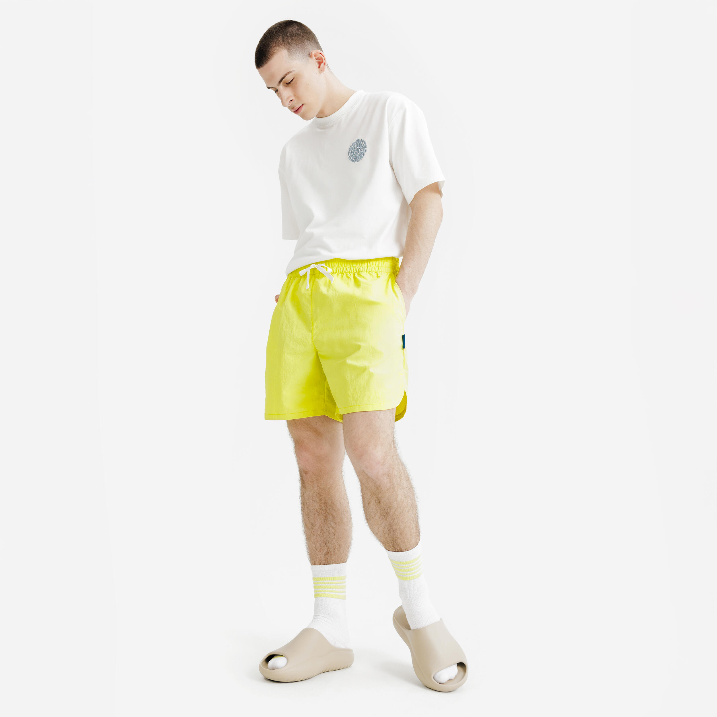 Calções tela homem, Elementals, amarelo 2/7