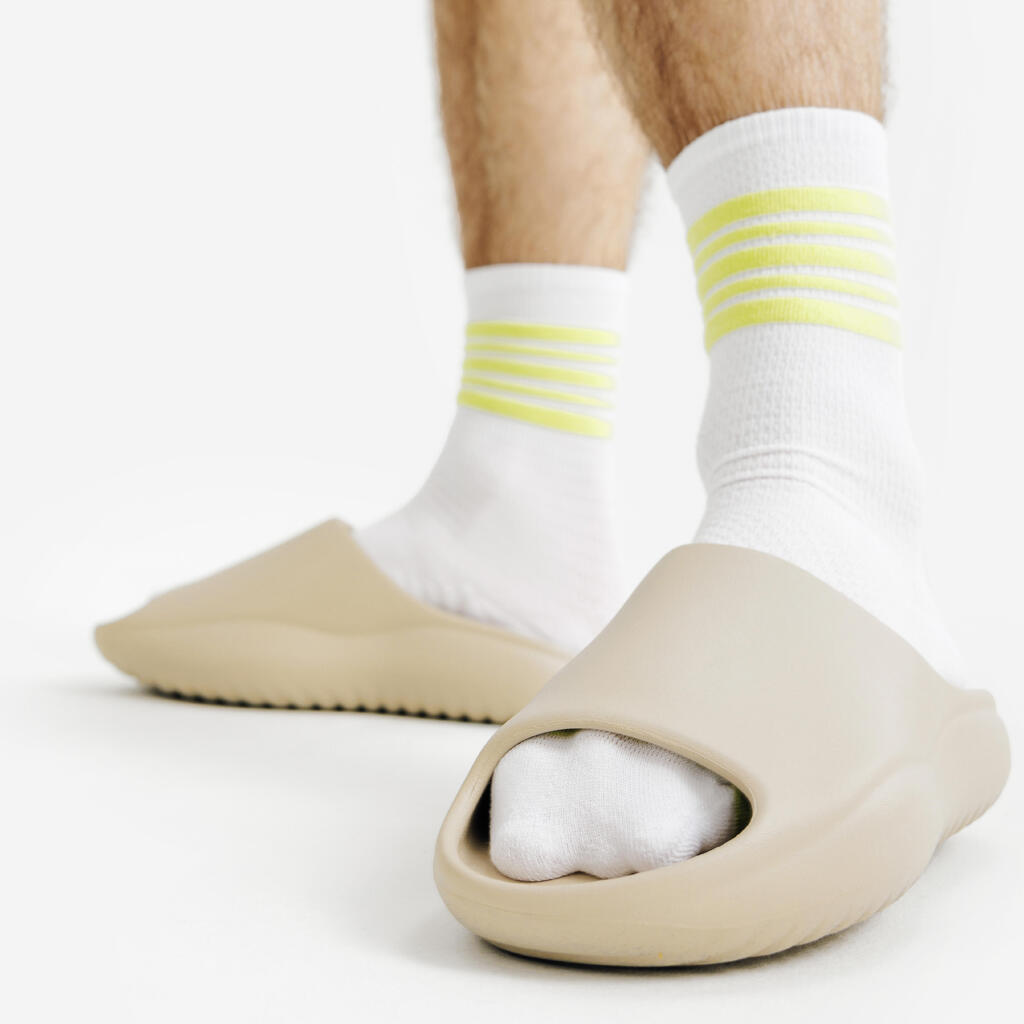 Claquettes homme/femme, SLIDE, noir