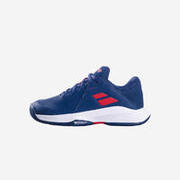 Calçado de ténis criança Multipisos - Babolat Propulse Jr azul vermelho