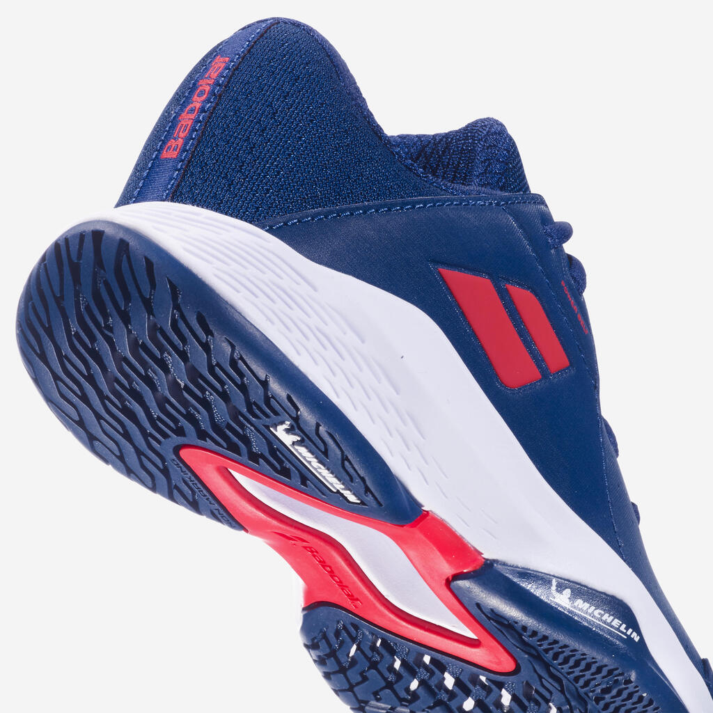 Kids' Multicourt Tennis Shoes Propulse Jr - Blue/Red
