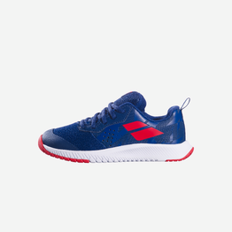 Chaussures de tennis enfant - Babolat Pulsion Junior Bleu Rouge AH25