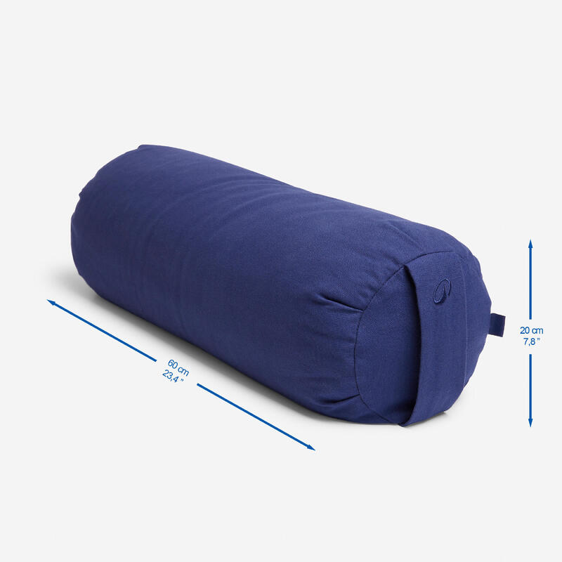 Coussin De Méditation Rond Lotuscrafts - Rembourrage épeautre - 15 Cm - Bleu Royal