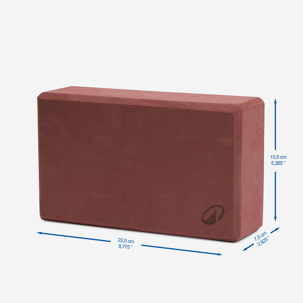 Yoga Foam Block - Mahogany