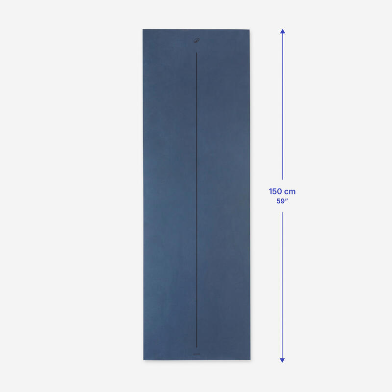 Saltea de yoga începători aderență și confort 5mm Albastru