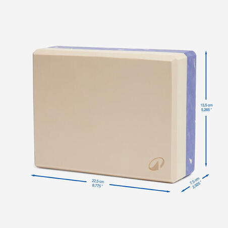 Блок для йоги розмір XL синій